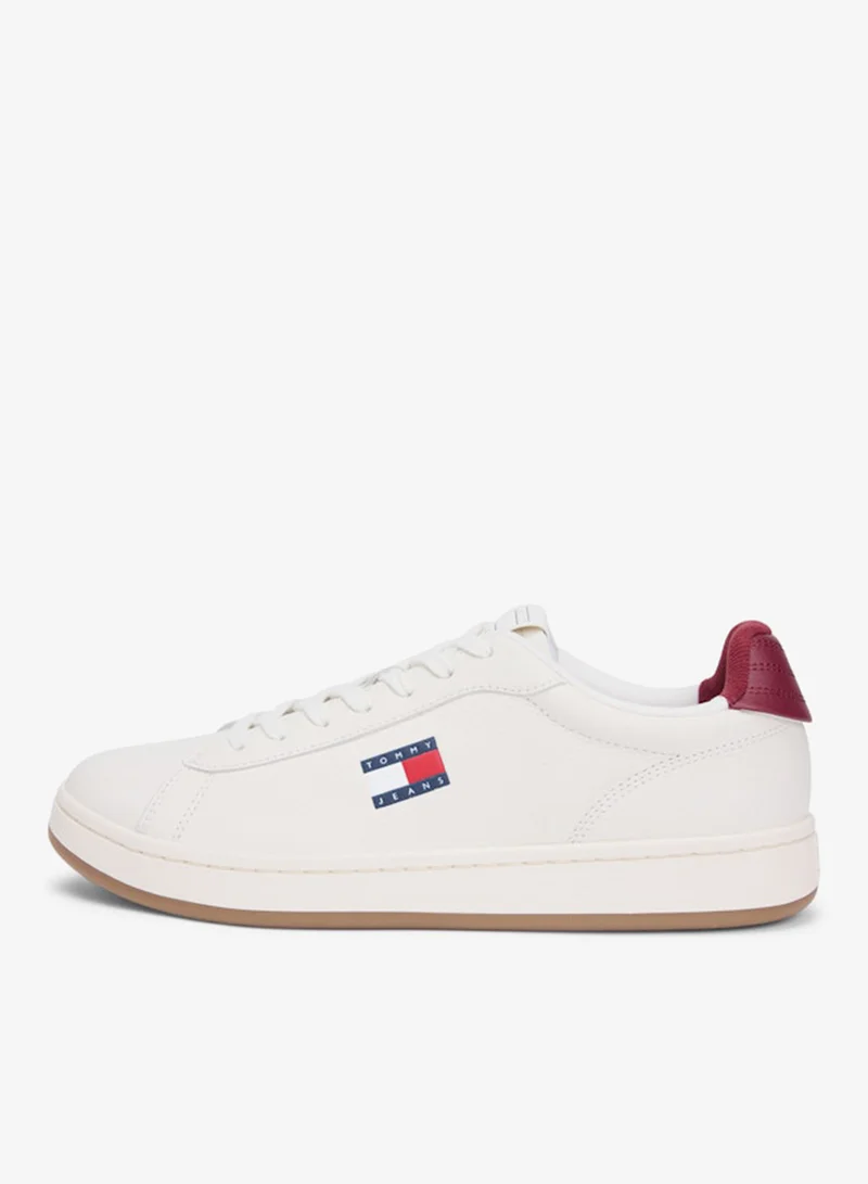 TOMMY HILFIGER Archive Court Leather Embossed Trainers